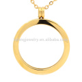 Free Sample fashion coin locket gold jewellery, new design gold pendant